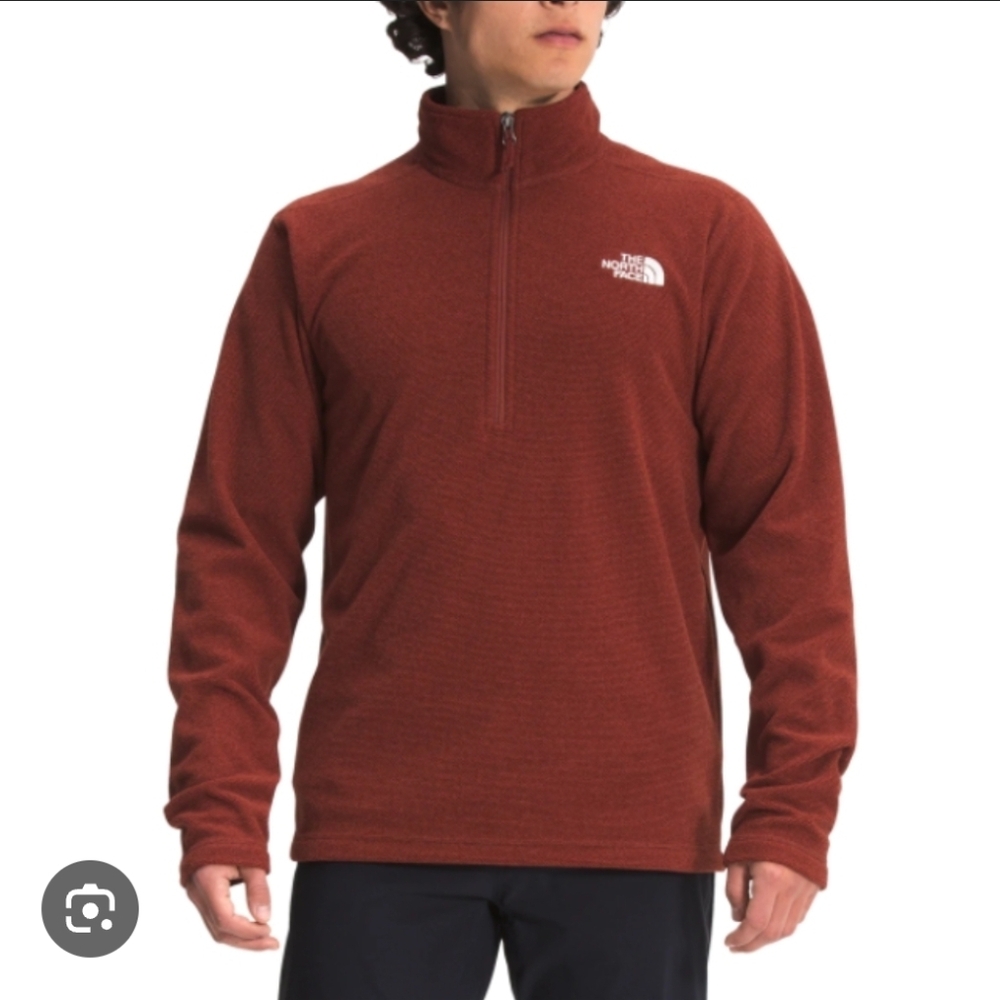 Mens The North Face TKA Glacier 100 Fleece 1/4 Zip Jacket Coat New